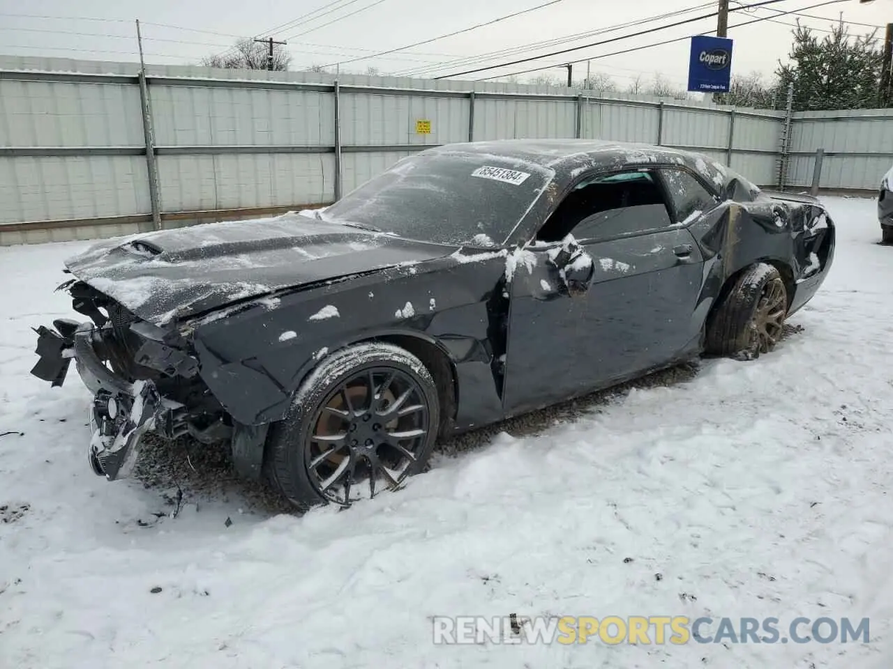 1 Photograph of a damaged car 2C3CDZJG7PH541171 DODGE CHALLENGER 2023