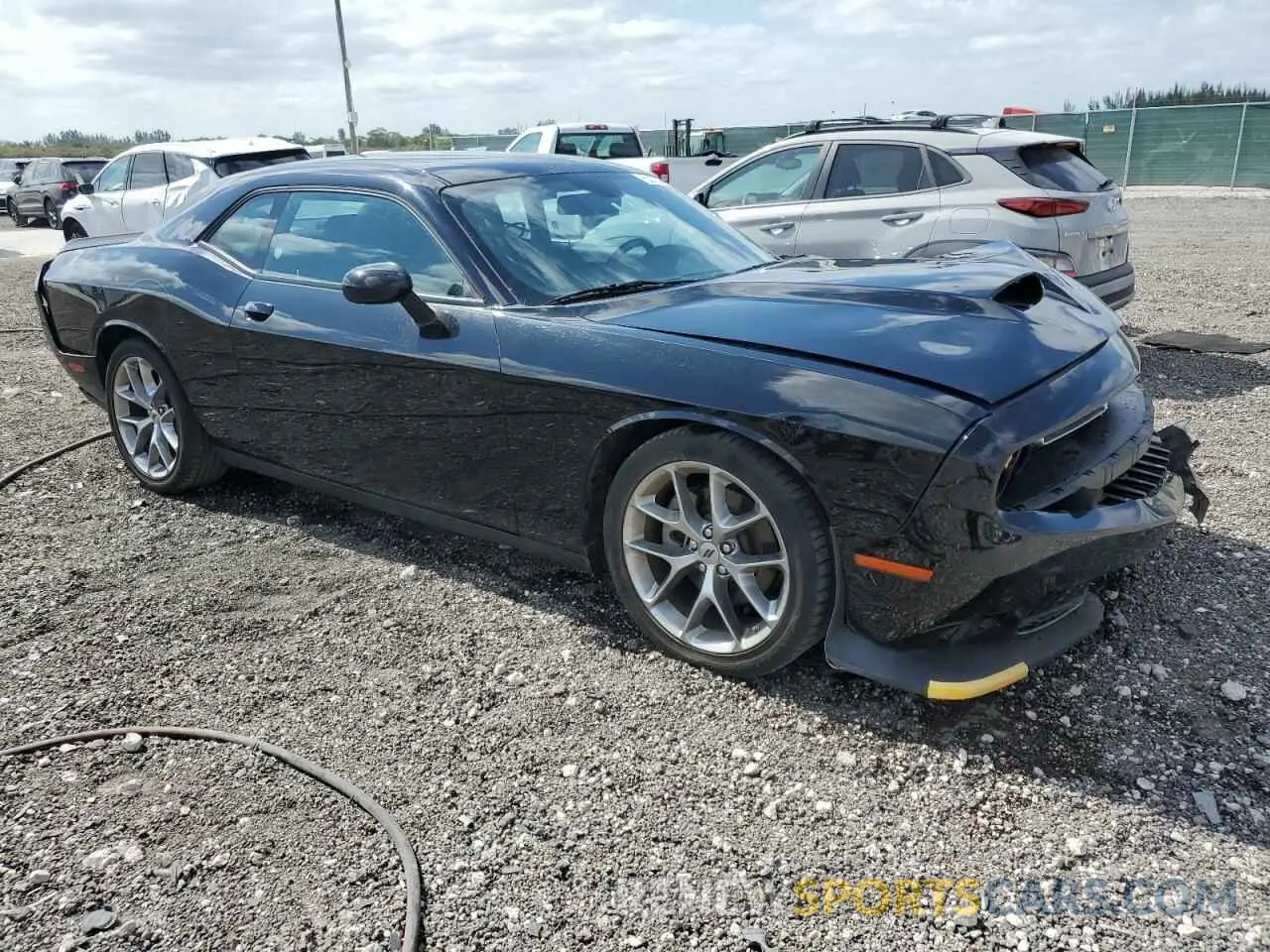 4 Photograph of a damaged car 2C3CDZJG7PH605354 DODGE CHALLENGER 2023