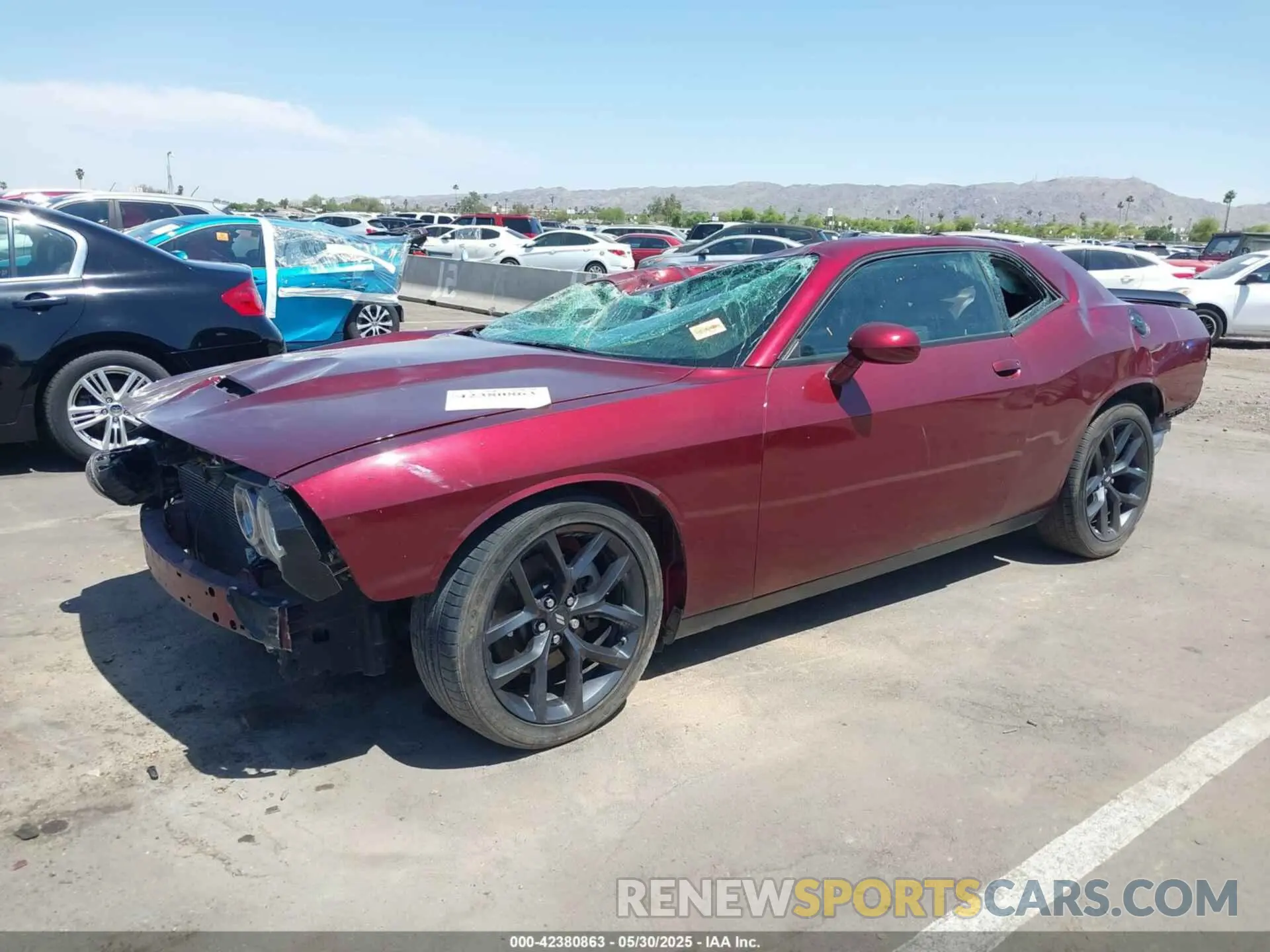 2 Photograph of a damaged car 2C3CDZJGXPH549992 DODGE CHALLENGER 2023