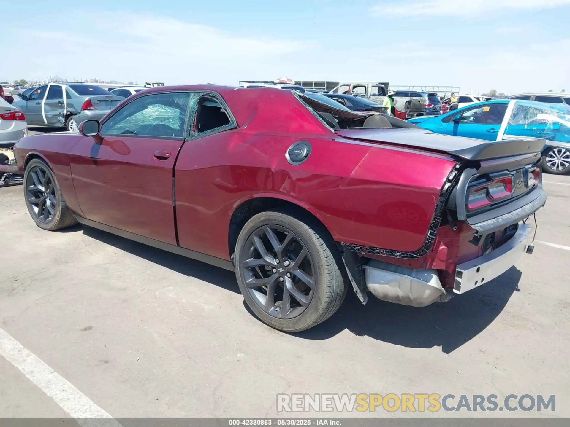3 Photograph of a damaged car 2C3CDZJGXPH549992 DODGE CHALLENGER 2023