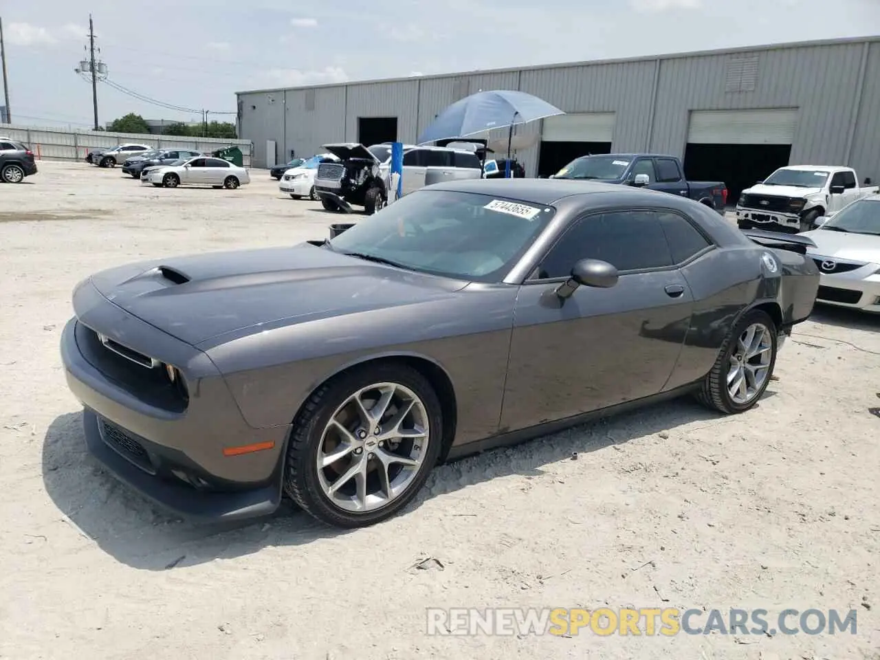 1 Photograph of a damaged car 2C3CDZJGXPH665306 DODGE CHALLENGER 2023