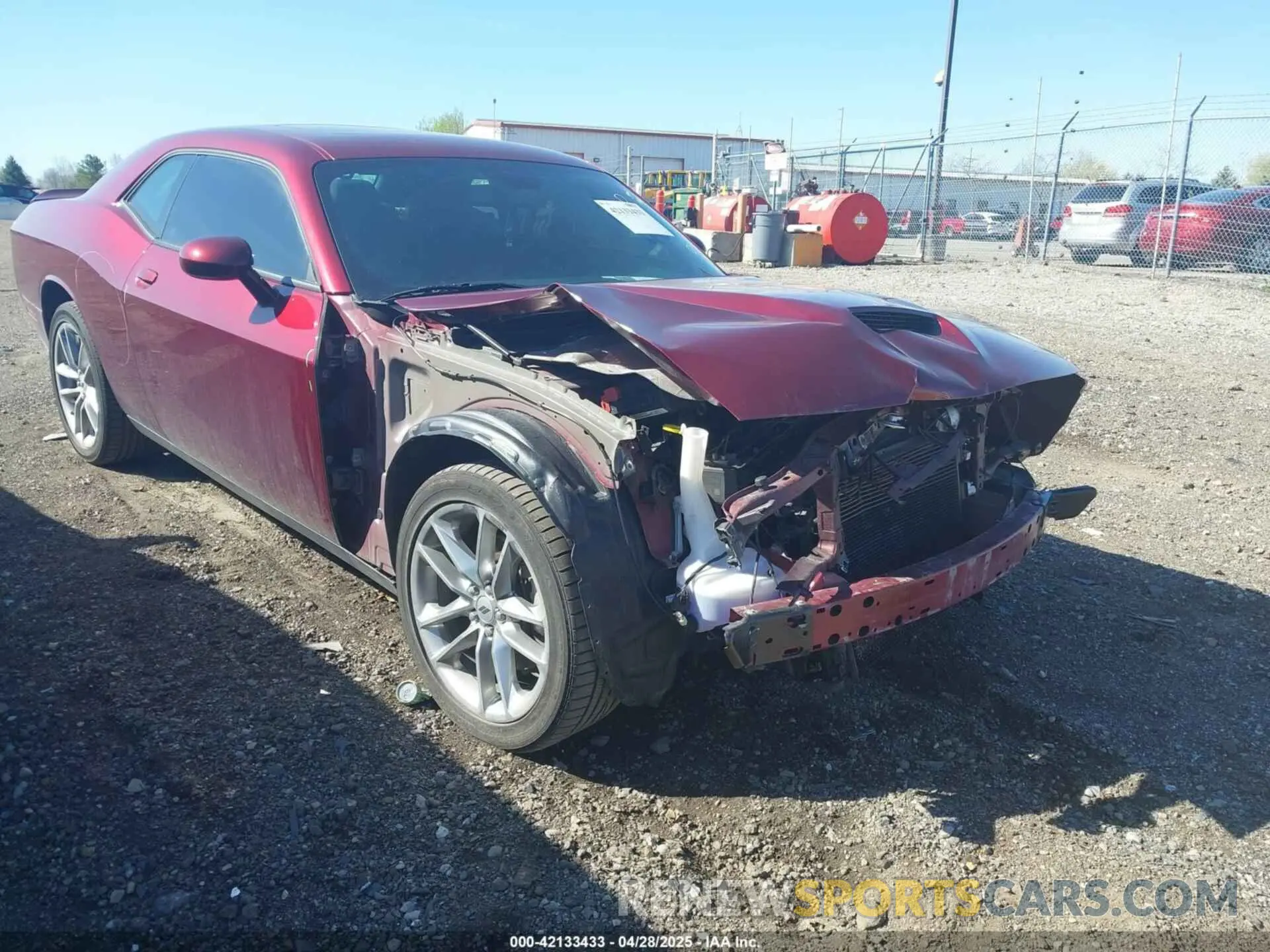 1 Photograph of a damaged car 2C3CDZKG2PH501093 DODGE CHALLENGER 2023