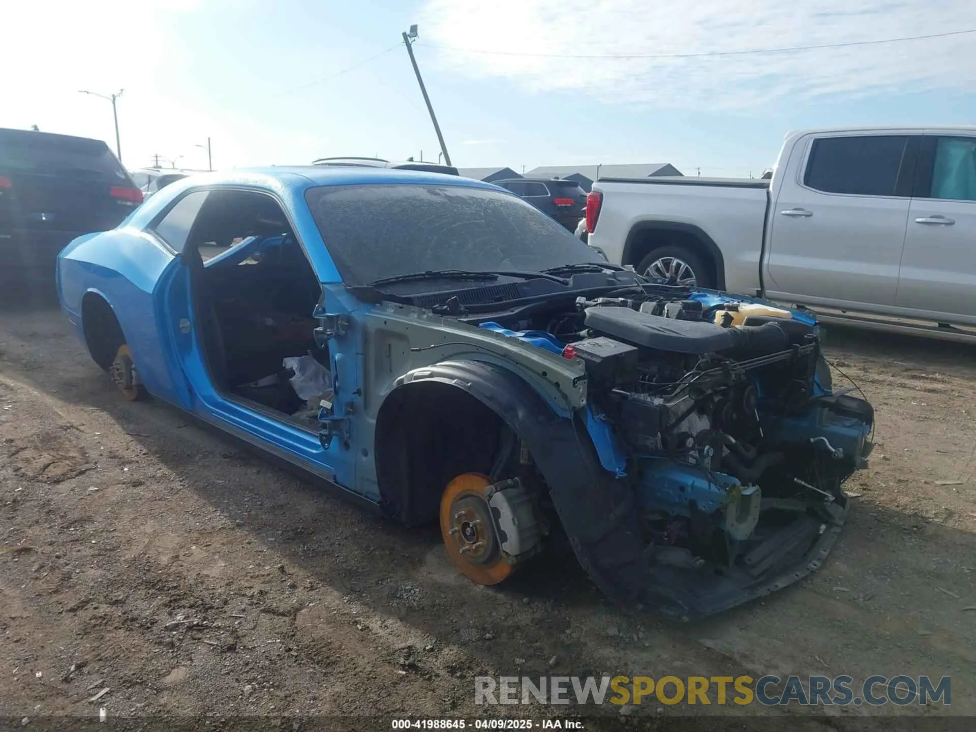 1 Photograph of a damaged car 2C3CDZKG6PH642233 DODGE CHALLENGER 2023