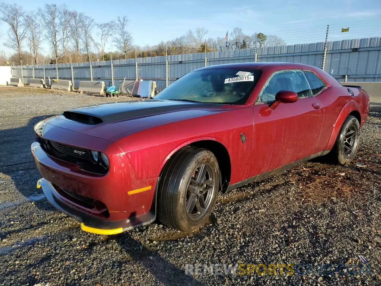 1 Photograph of a damaged car 2C3CDZL95PH101903 DODGE CHALLENGER 2023