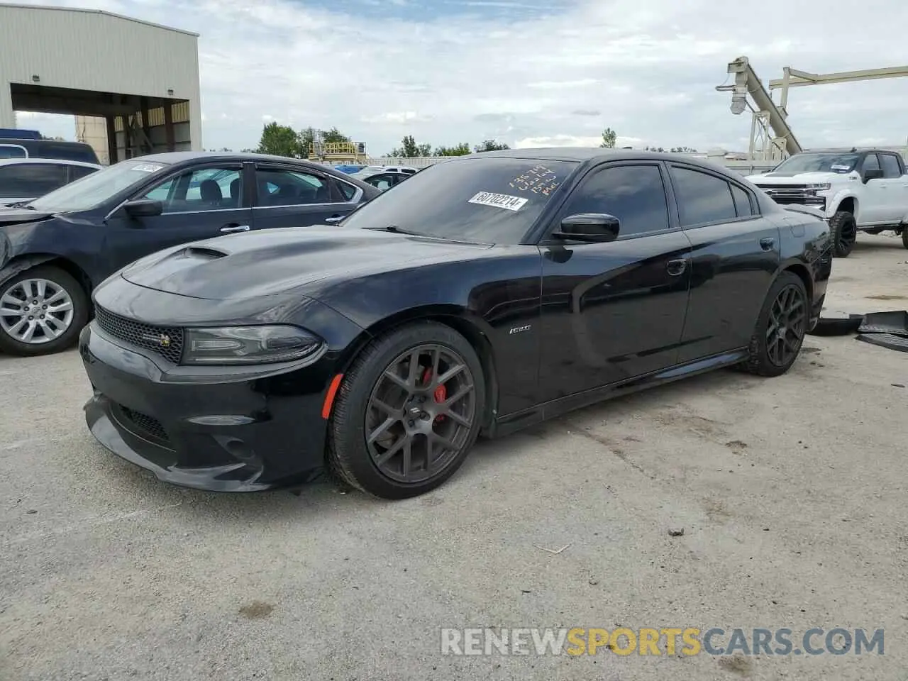 1 Photograph of a damaged car 2C3CDXGJ1HH518610 DODGE CHARGER 2017