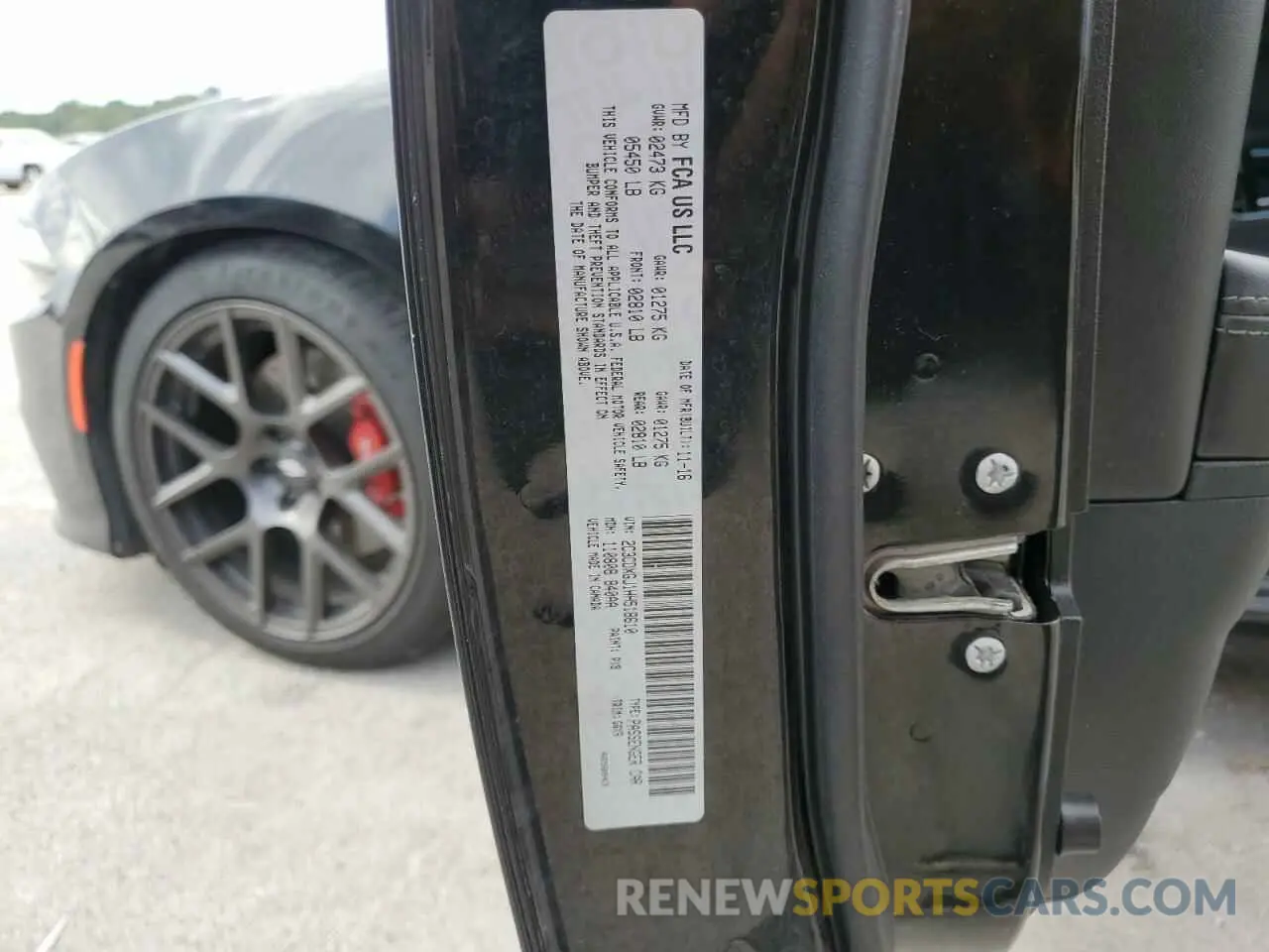 12 Photograph of a damaged car 2C3CDXGJ1HH518610 DODGE CHARGER 2017
