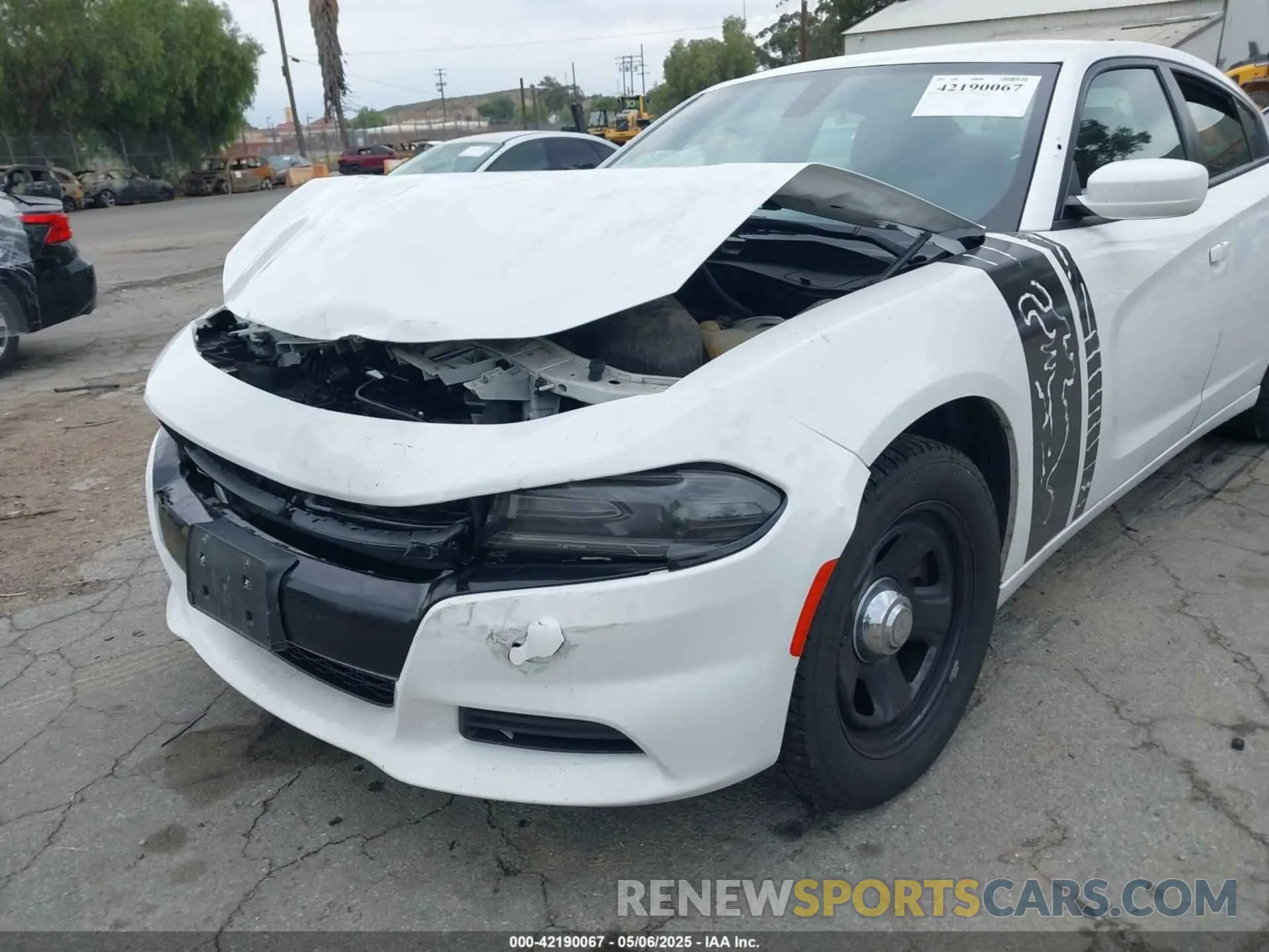 6 Photograph of a damaged car 2C3CDXAG2KH748418 DODGE CHARGER 2019