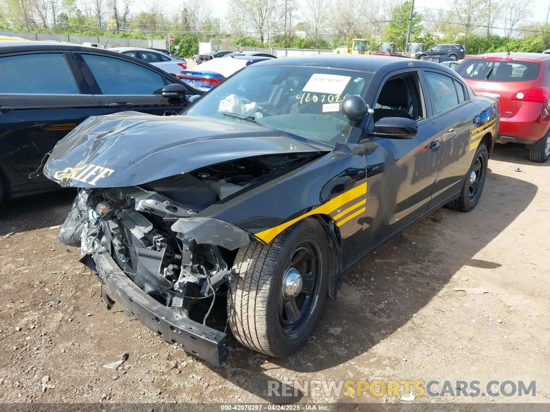 2 Photograph of a damaged car 2C3CDXAG9KH510212 DODGE CHARGER 2019