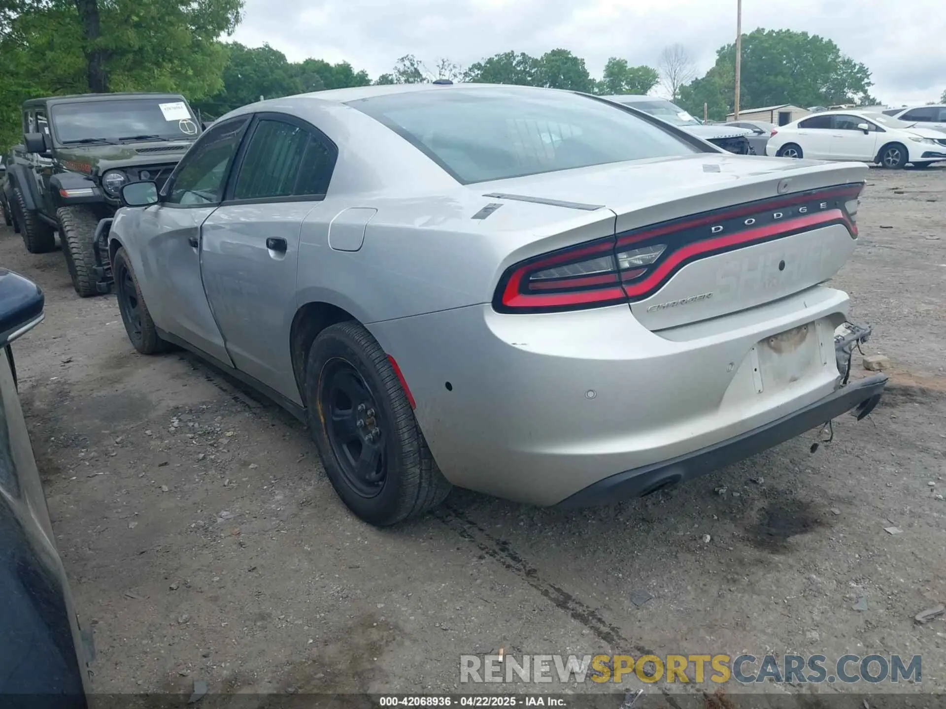 3 Photograph of a damaged car 2C3CDXAT0KH558288 DODGE CHARGER 2019