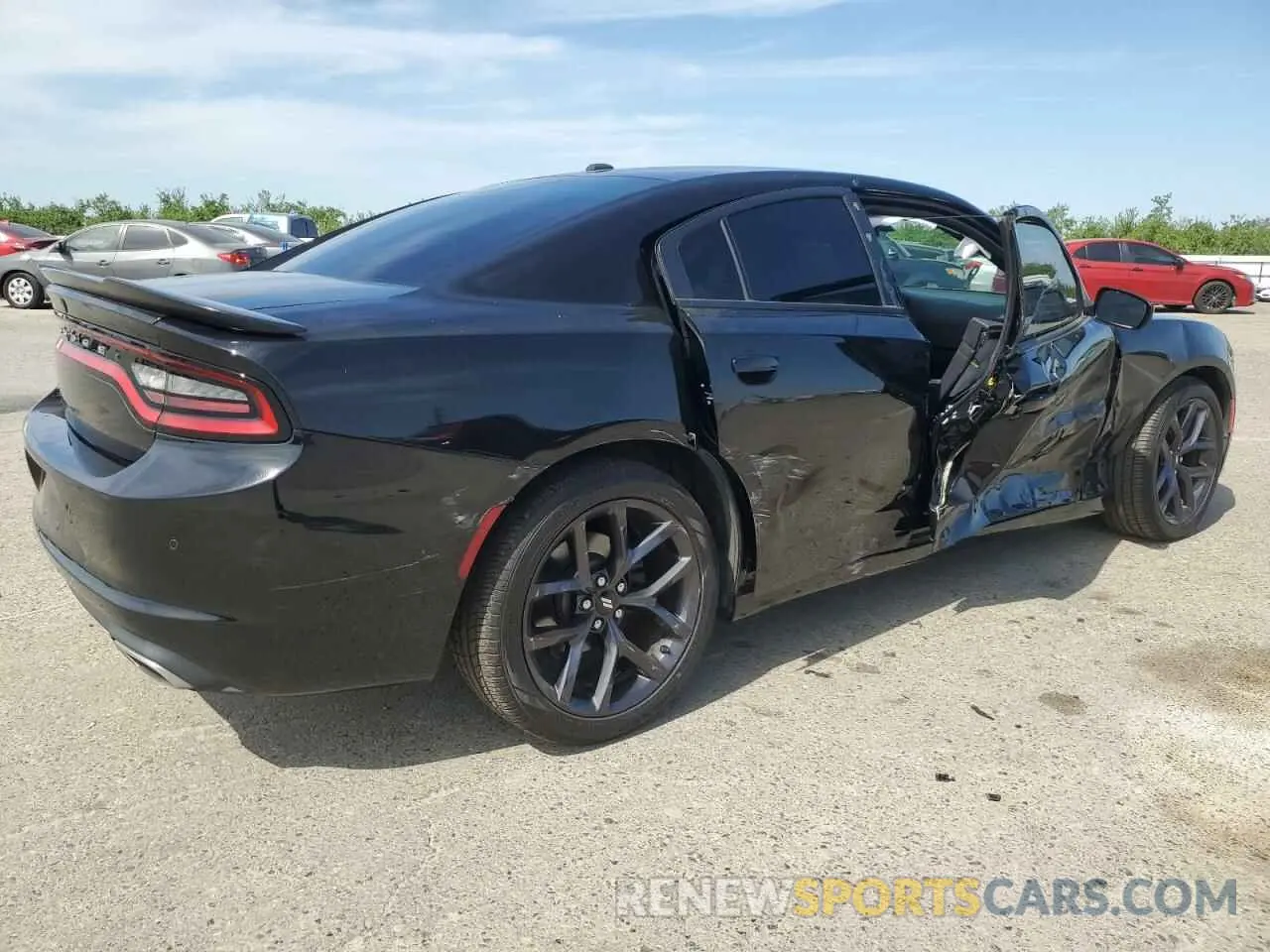 3 Photograph of a damaged car 2C3CDXBG0KH552878 DODGE CHARGER 2019