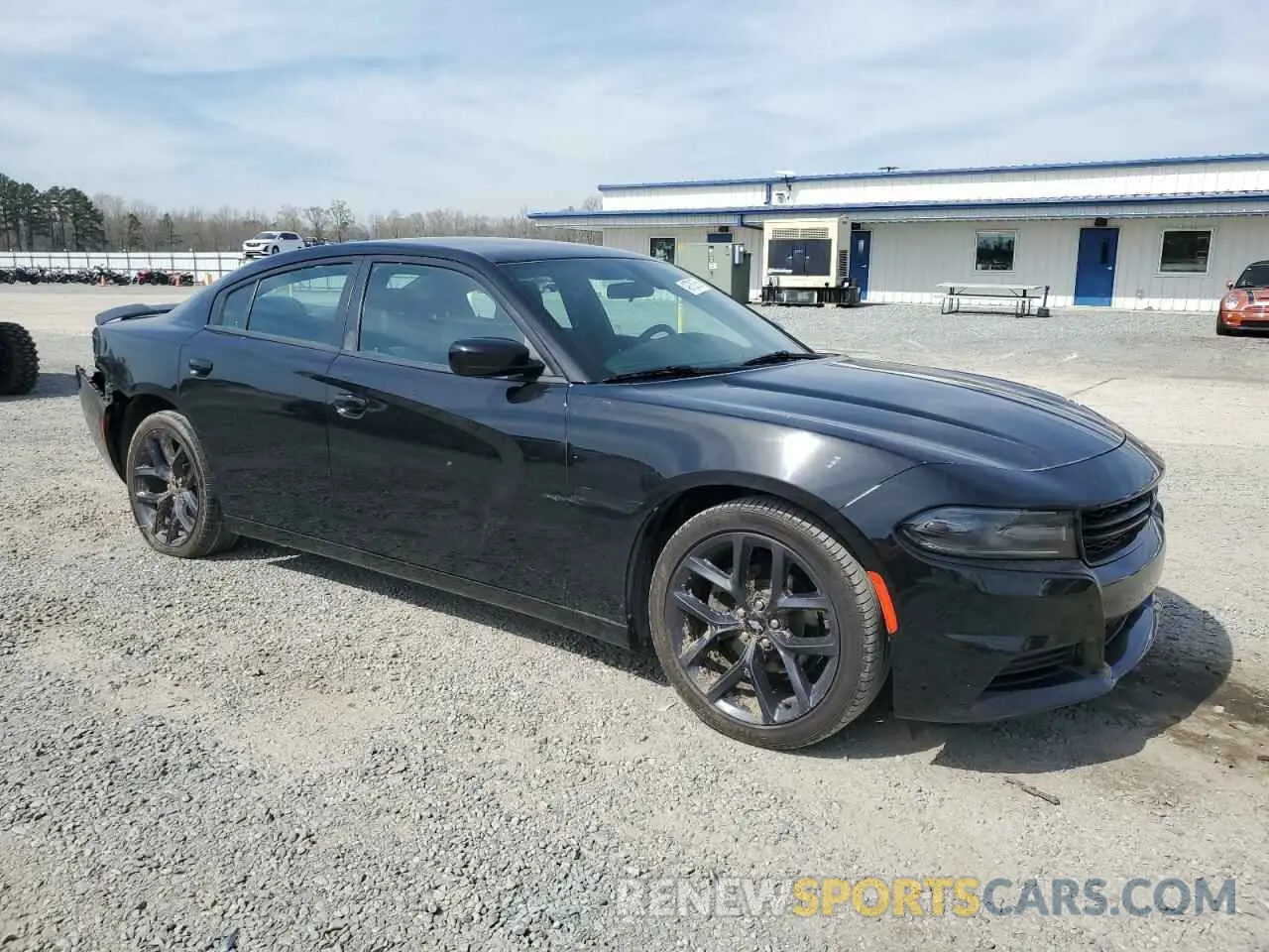 4 Photograph of a damaged car 2C3CDXBG0KH553285 DODGE CHARGER 2019