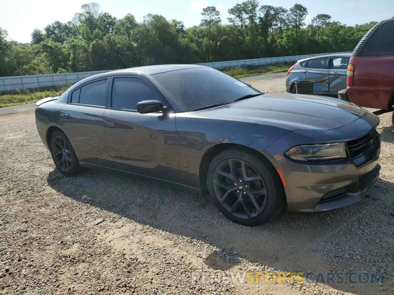 4 Photograph of a damaged car 2C3CDXBG0KH588375 DODGE CHARGER 2019
