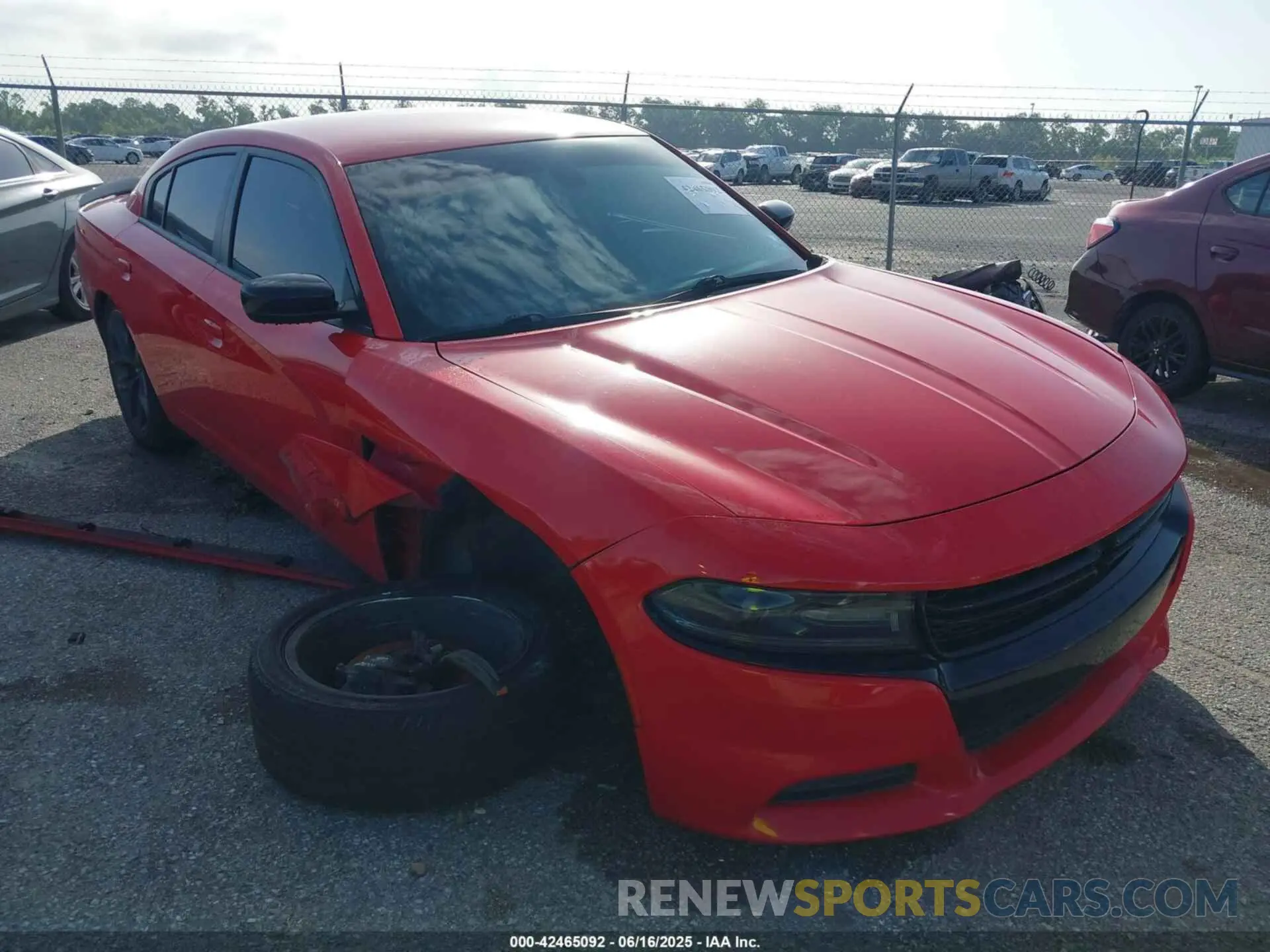 1 Photograph of a damaged car 2C3CDXBG0KH599358 DODGE CHARGER 2019