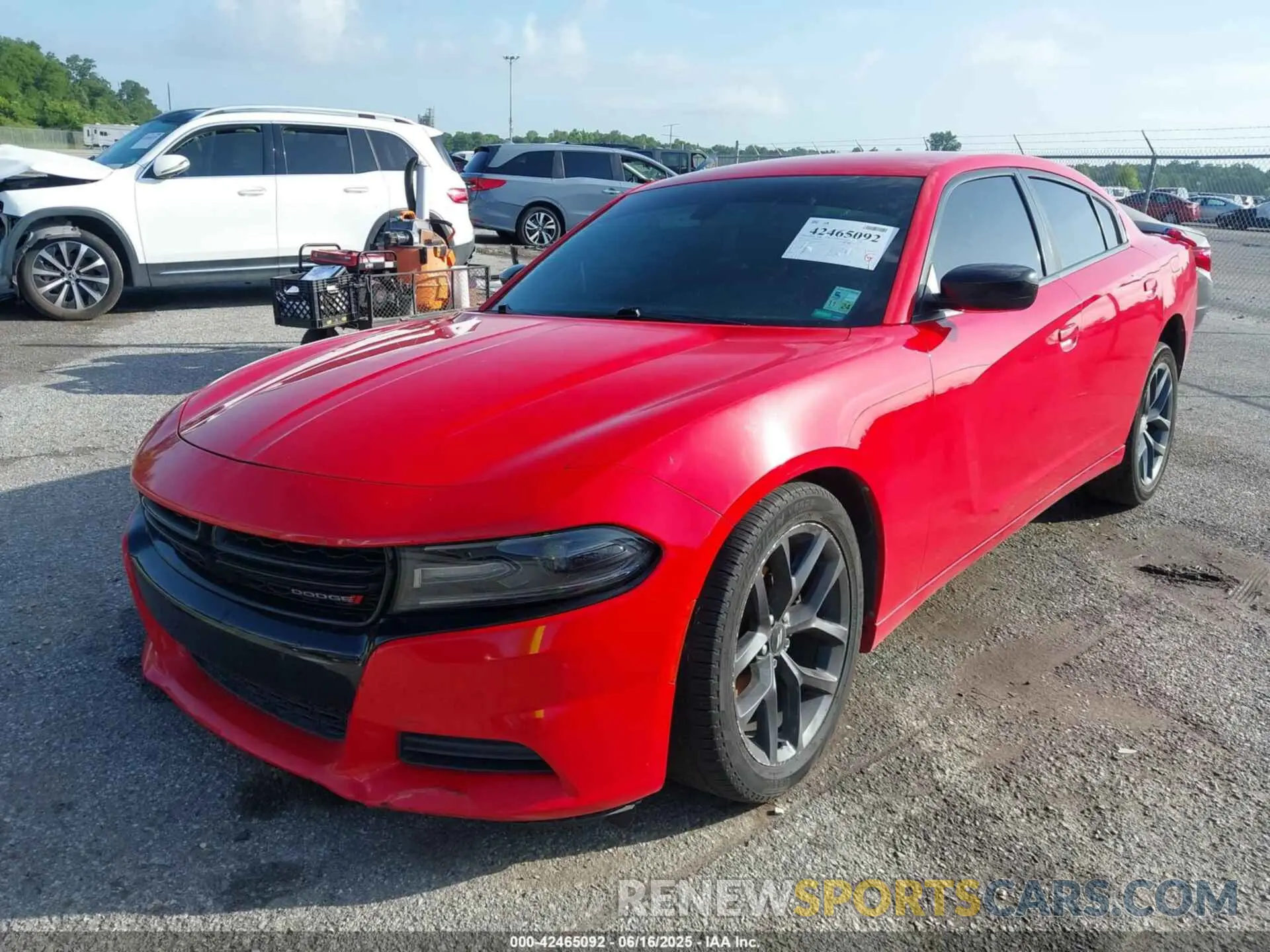 2 Photograph of a damaged car 2C3CDXBG0KH599358 DODGE CHARGER 2019