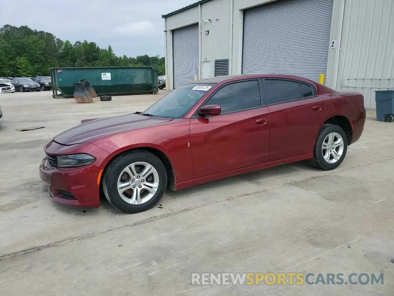 1 Photograph of a damaged car 2C3CDXBG0KH664189 DODGE CHARGER 2019