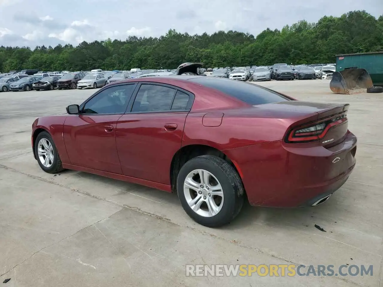 2 Photograph of a damaged car 2C3CDXBG0KH664189 DODGE CHARGER 2019