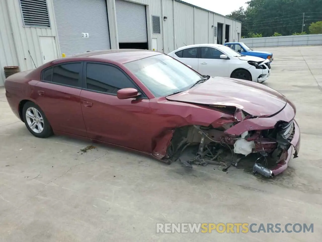 4 Photograph of a damaged car 2C3CDXBG0KH664189 DODGE CHARGER 2019