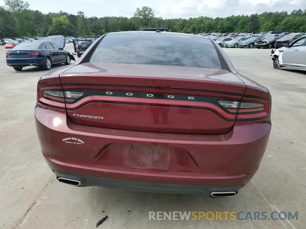 6 Photograph of a damaged car 2C3CDXBG0KH664189 DODGE CHARGER 2019