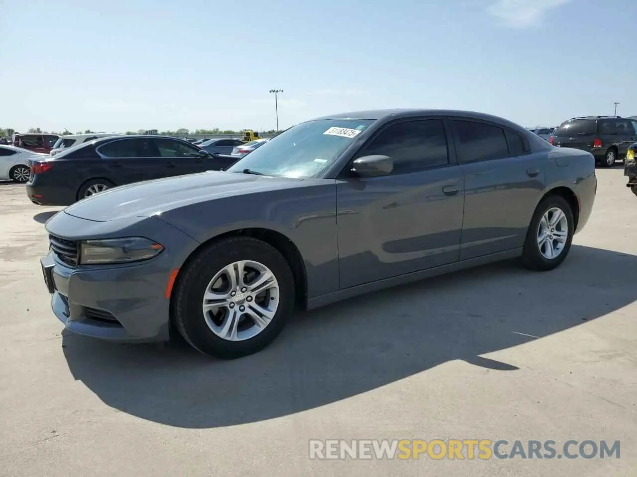 1 Photograph of a damaged car 2C3CDXBG0KH707512 DODGE CHARGER 2019