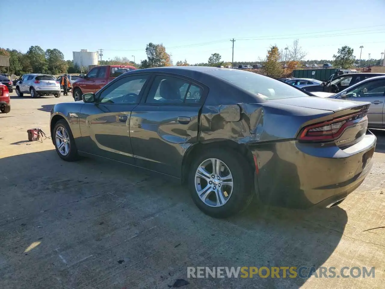 2 Photograph of a damaged car 2C3CDXBG0KH709633 DODGE CHARGER 2019
