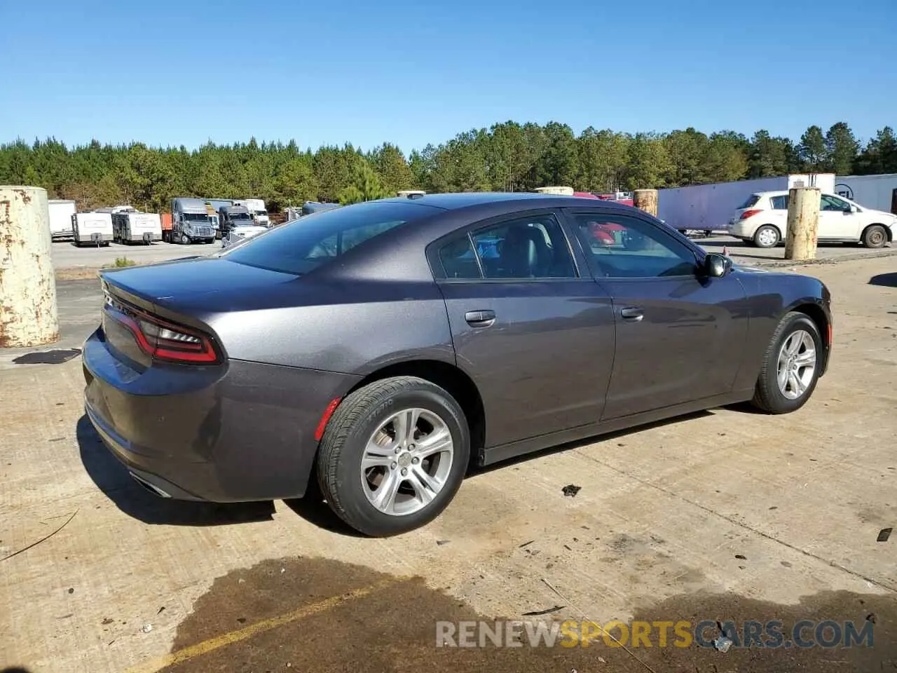 3 Photograph of a damaged car 2C3CDXBG0KH709633 DODGE CHARGER 2019