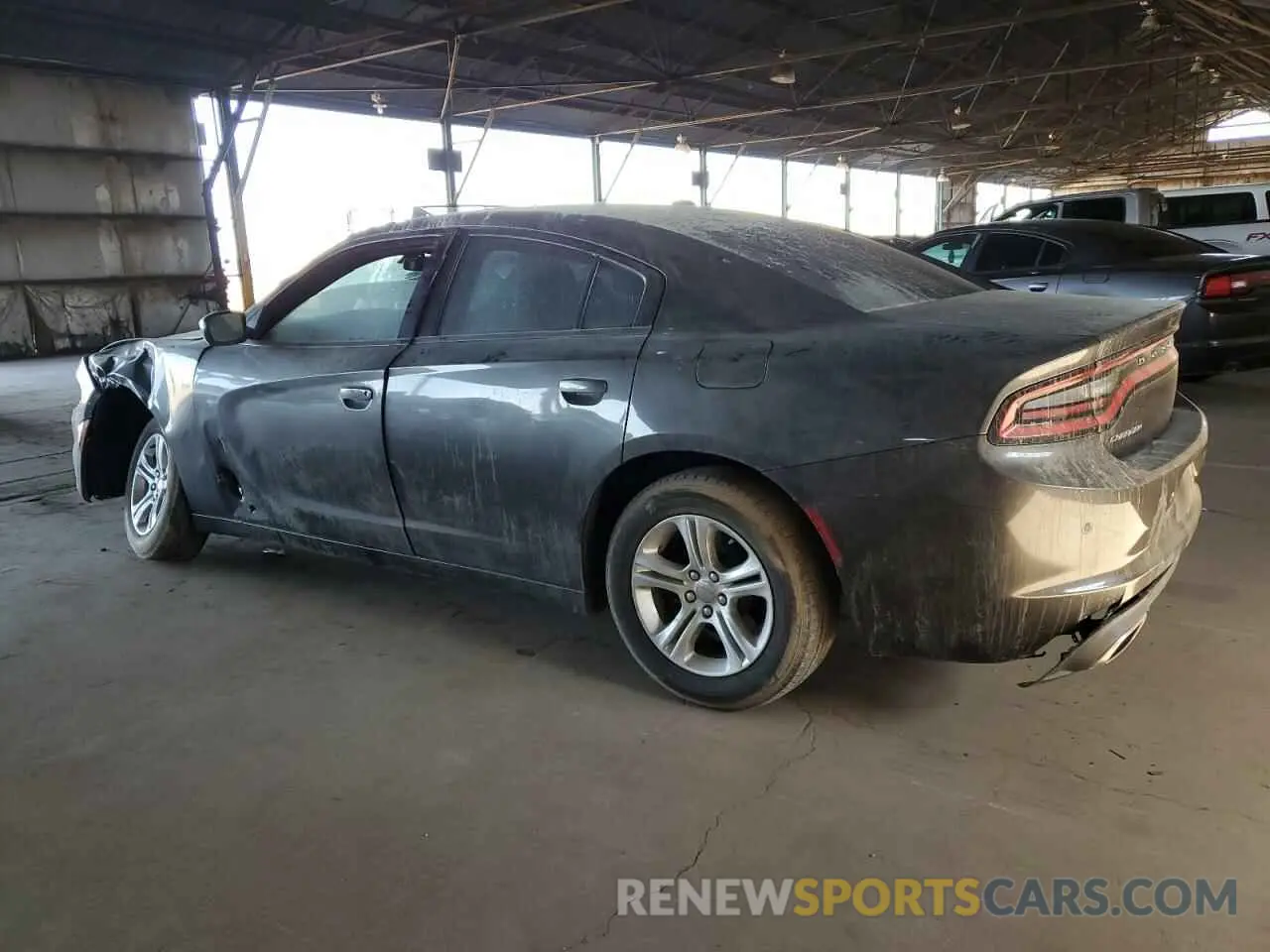 2 Photograph of a damaged car 2C3CDXBG0KH711690 DODGE CHARGER 2019