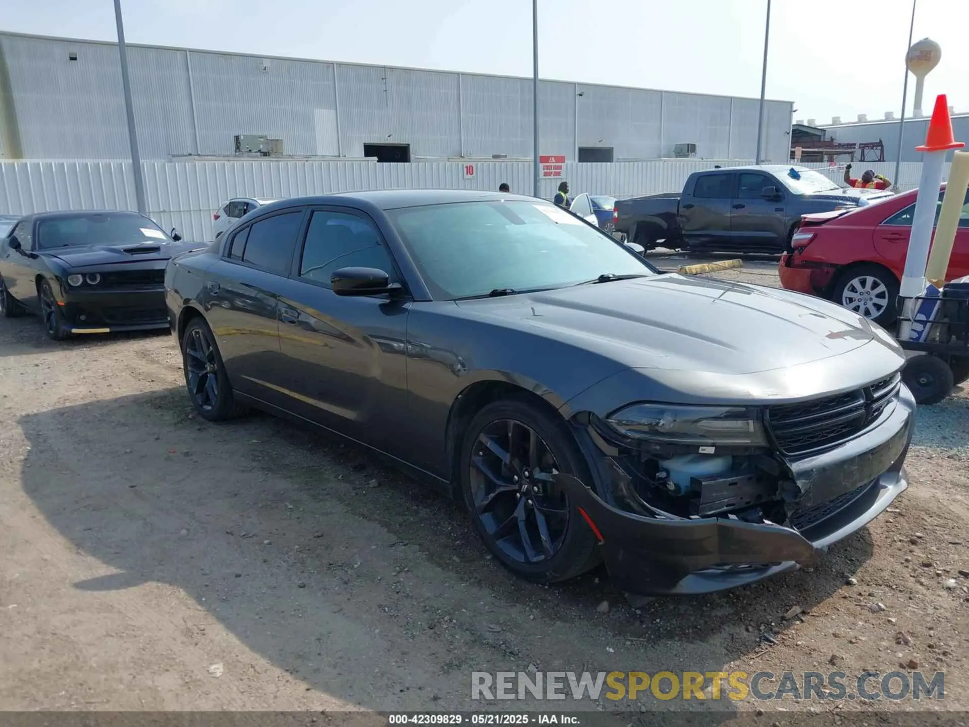 1 Photograph of a damaged car 2C3CDXBG0KH745144 DODGE CHARGER 2019