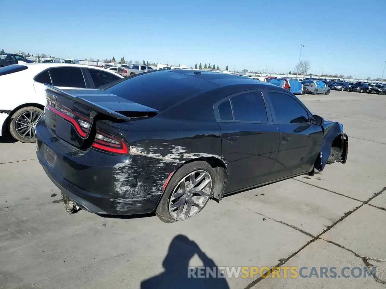 3 Photograph of a damaged car 2C3CDXBG1KH553523 DODGE CHARGER 2019