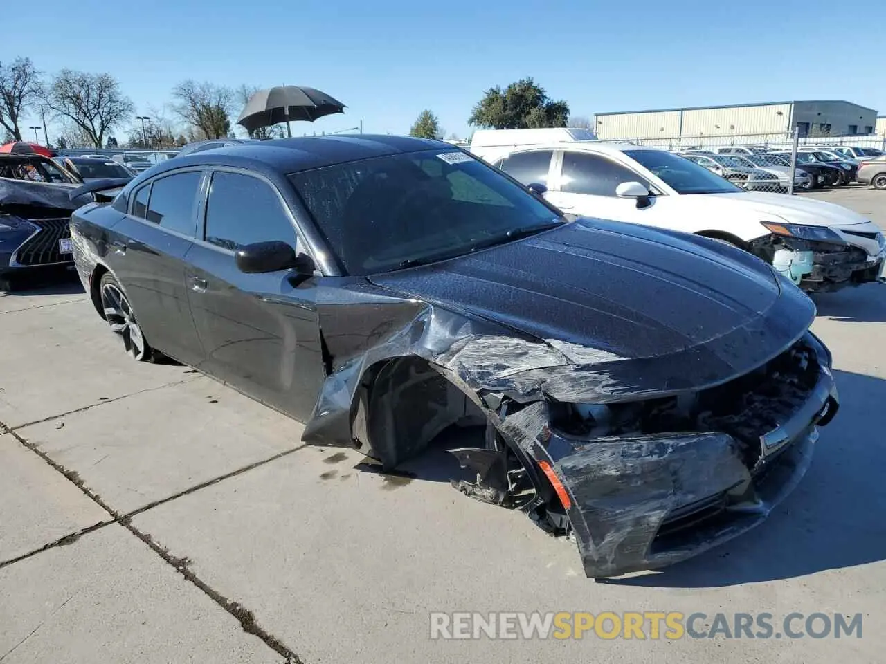 4 Photograph of a damaged car 2C3CDXBG1KH553523 DODGE CHARGER 2019