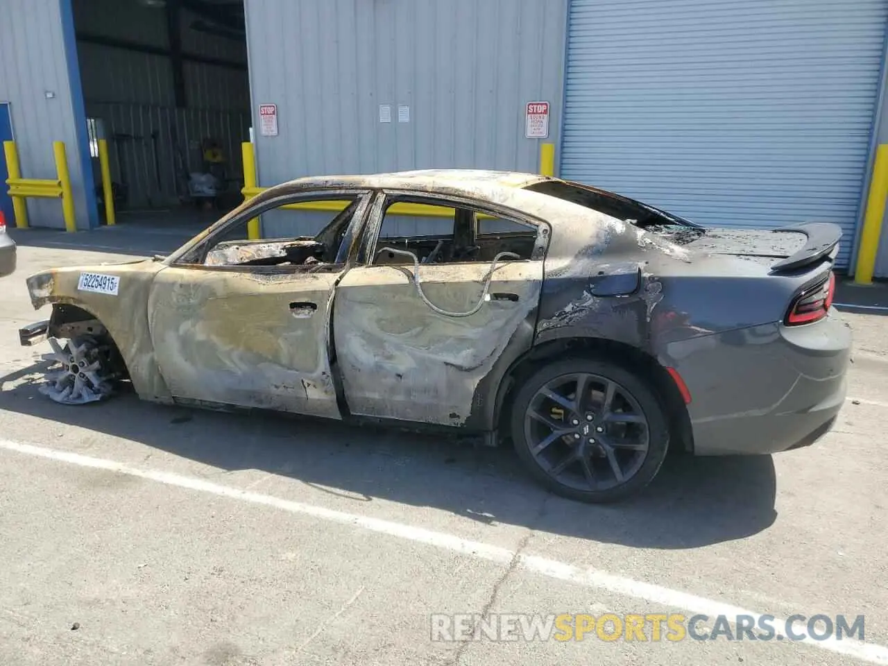 2 Photograph of a damaged car 2C3CDXBG1KH553733 DODGE CHARGER 2019