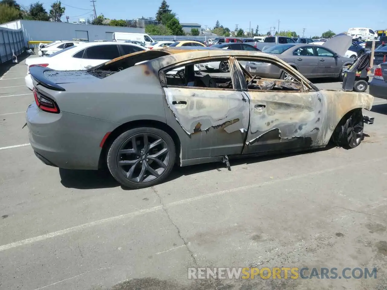 3 Photograph of a damaged car 2C3CDXBG1KH553733 DODGE CHARGER 2019