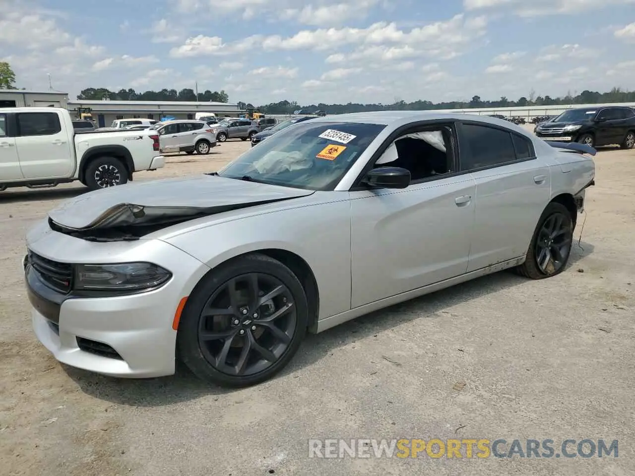 1 Photograph of a damaged car 2C3CDXBG1KH580107 DODGE CHARGER 2019