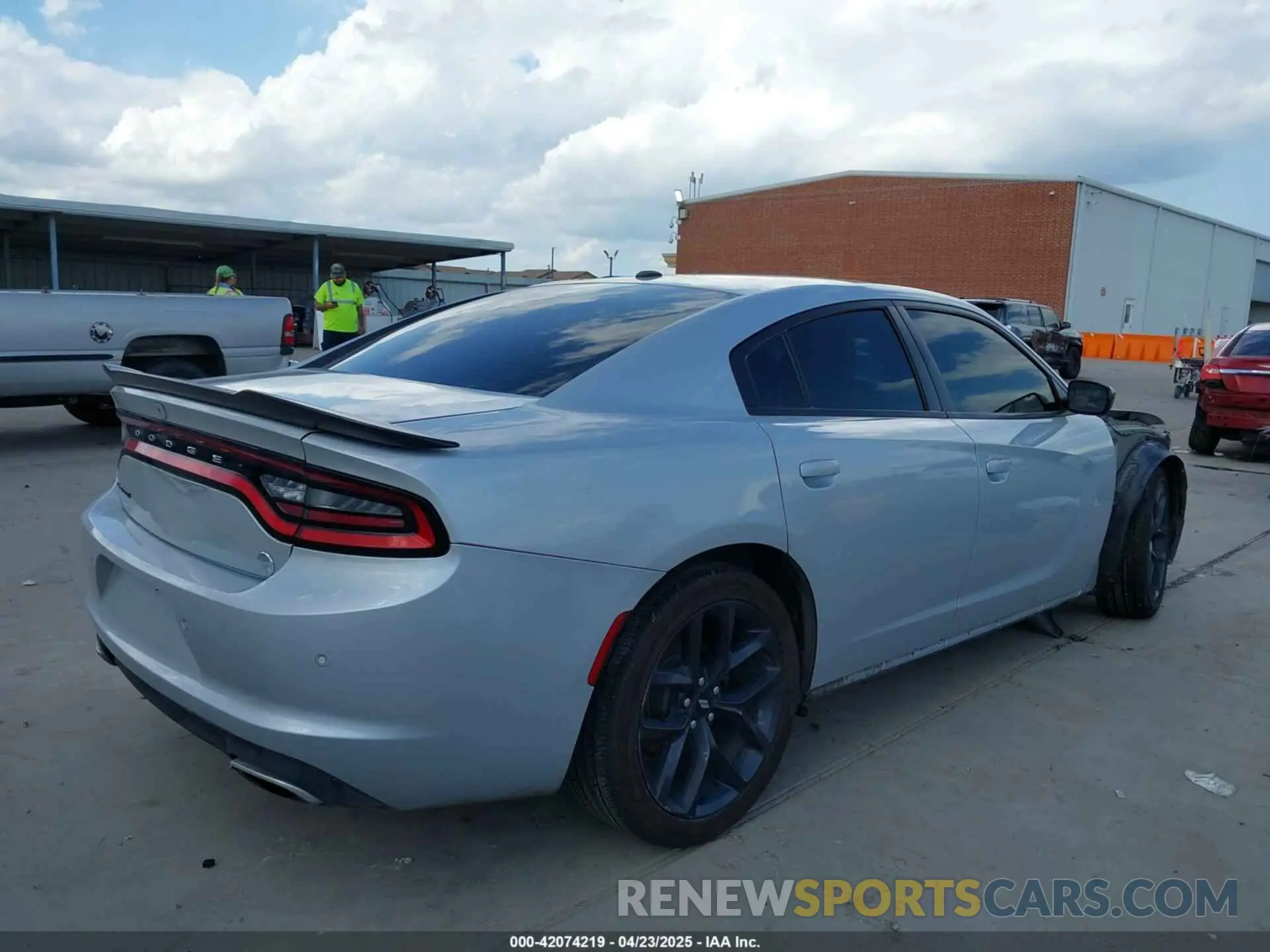 4 Photograph of a damaged car 2C3CDXBG1KH615387 DODGE CHARGER 2019