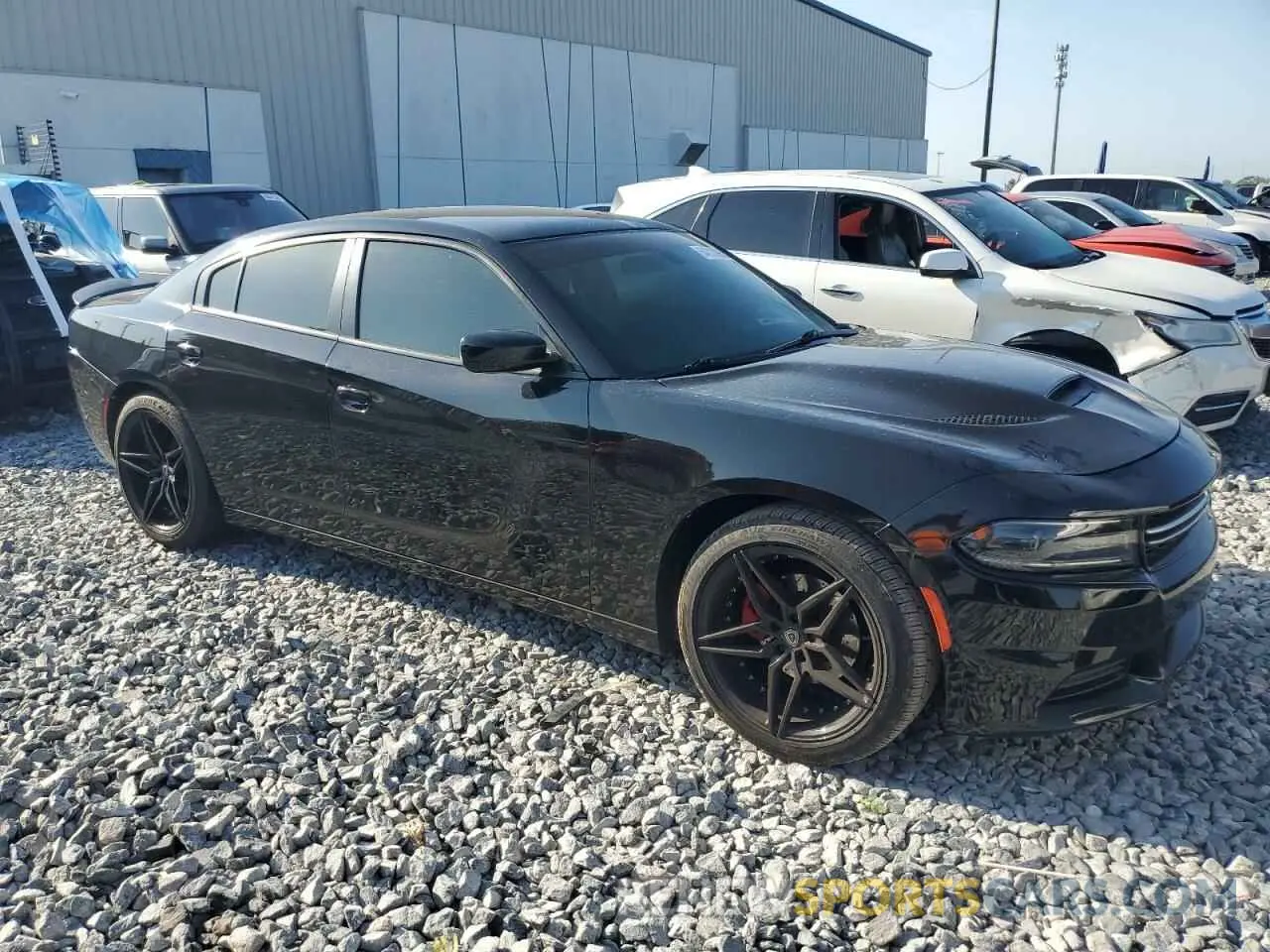 4 Photograph of a damaged car 2C3CDXBG1KH697184 DODGE CHARGER 2019