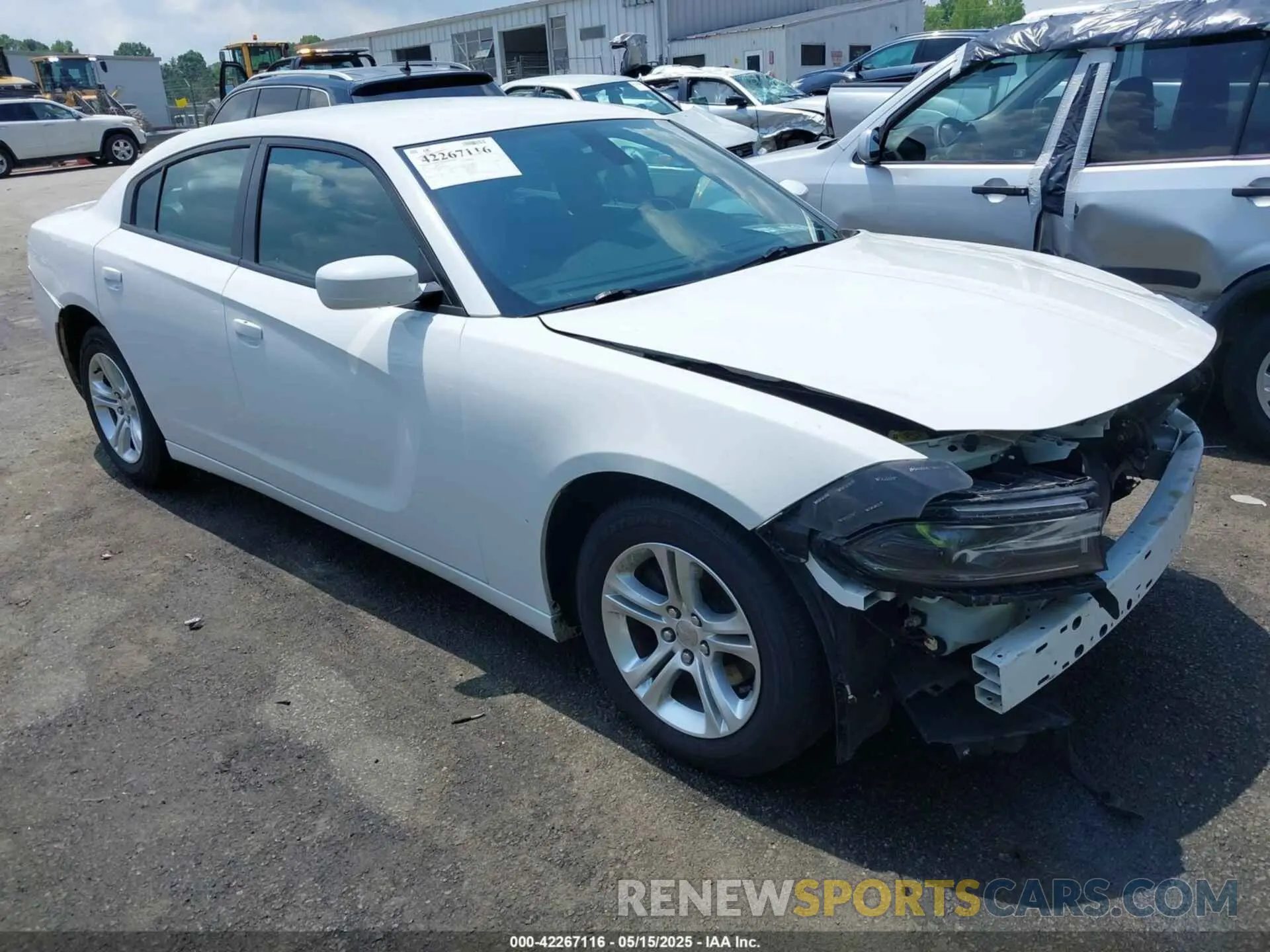 1 Photograph of a damaged car 2C3CDXBG1KH725341 DODGE CHARGER 2019