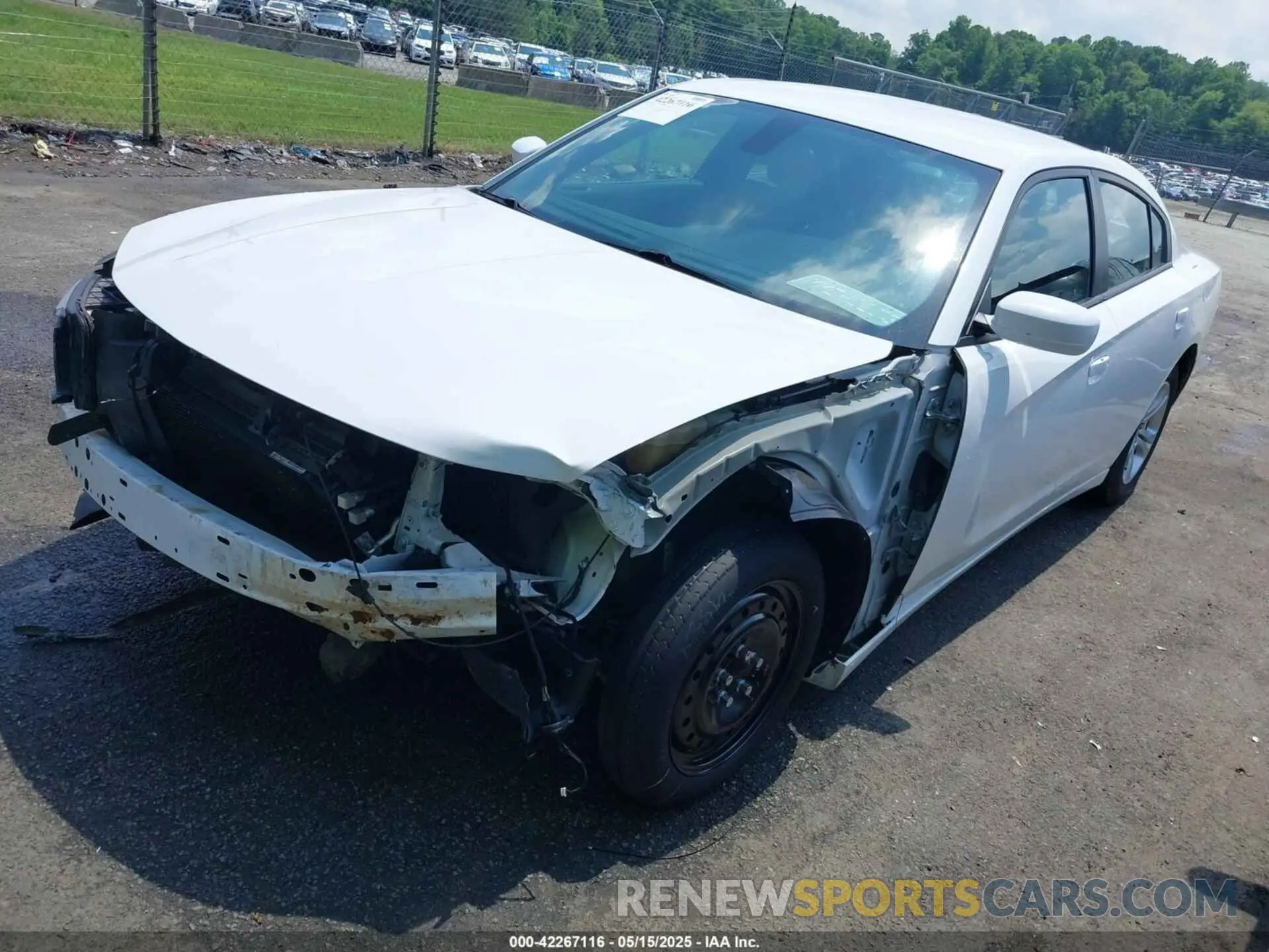 2 Photograph of a damaged car 2C3CDXBG1KH725341 DODGE CHARGER 2019