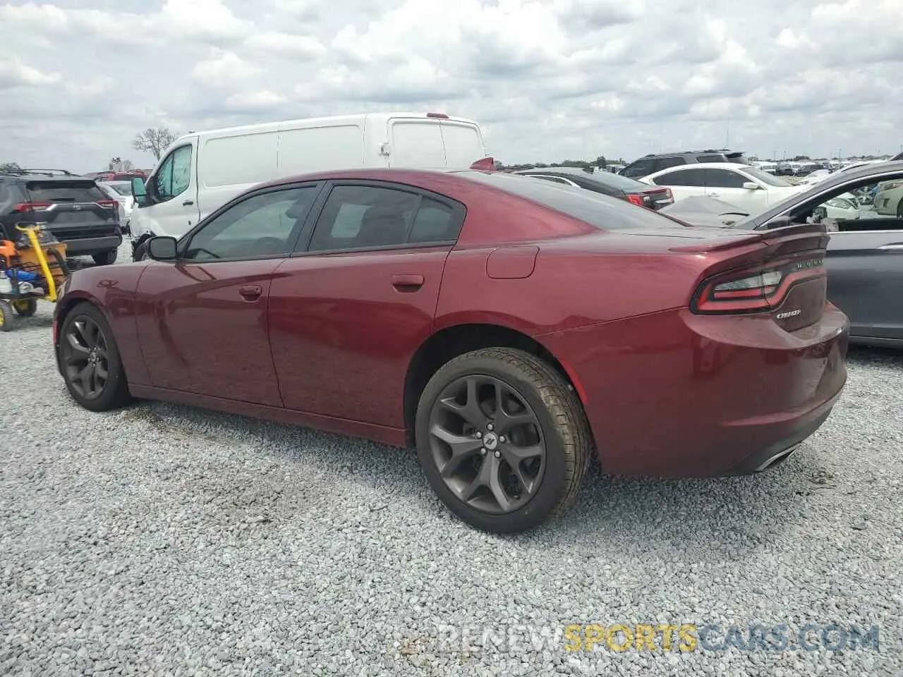 2 Photograph of a damaged car 2C3CDXBG1KH730295 DODGE CHARGER 2019