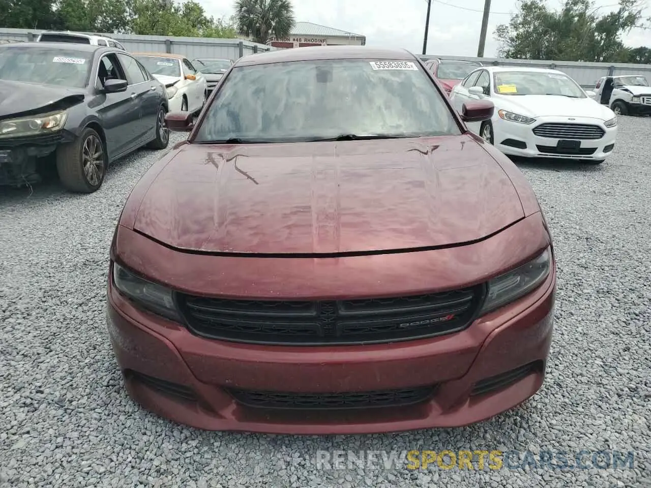 5 Photograph of a damaged car 2C3CDXBG1KH730295 DODGE CHARGER 2019