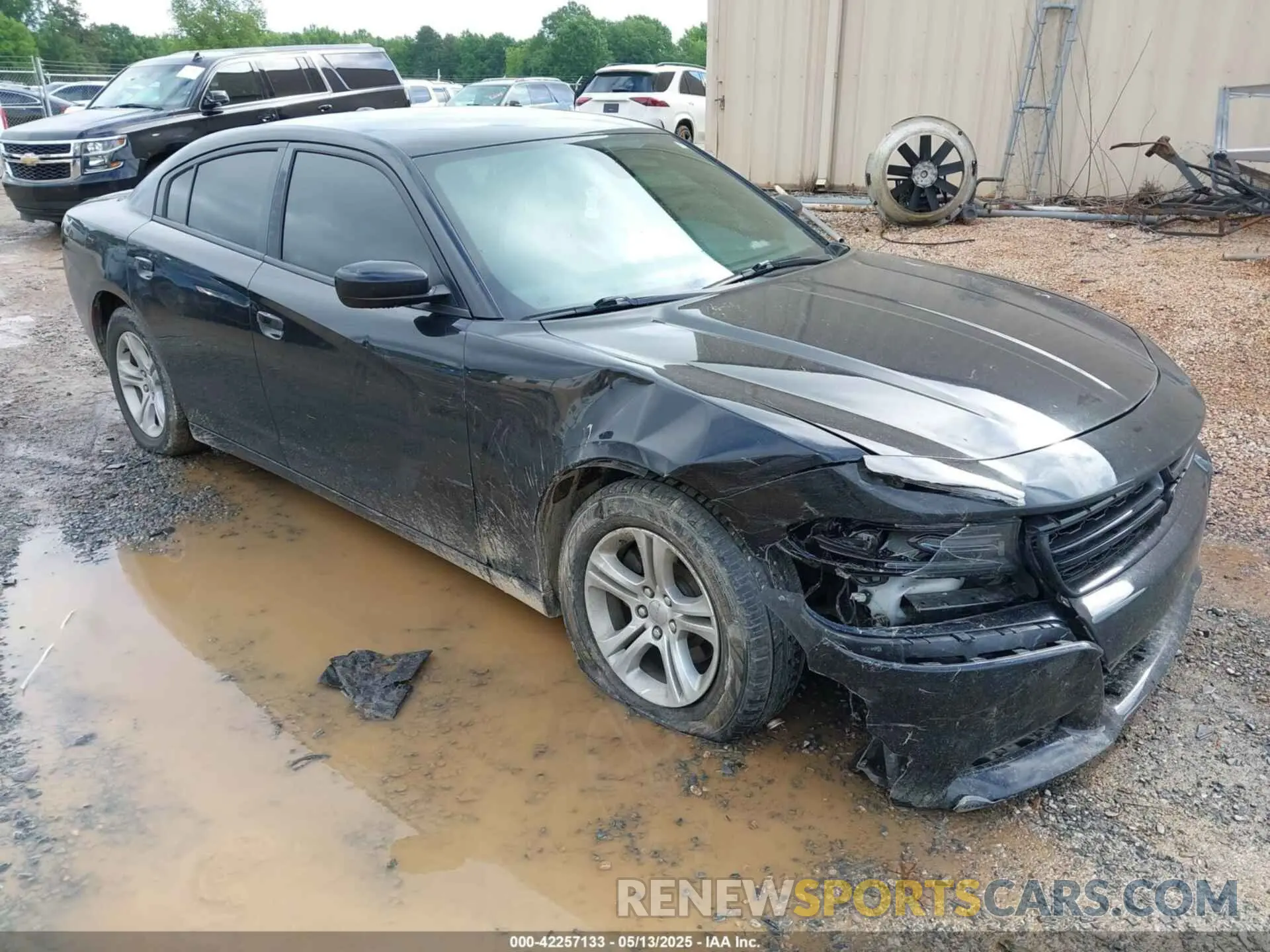 1 Photograph of a damaged car 2C3CDXBG1KH754225 DODGE CHARGER 2019