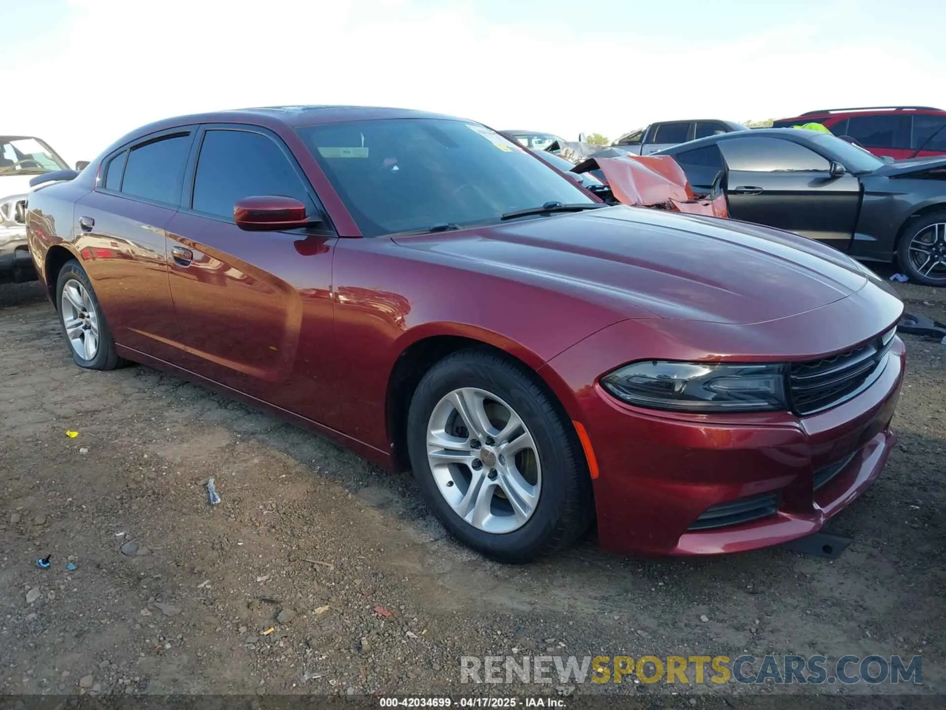 1 Photograph of a damaged car 2C3CDXBG2KH636426 DODGE CHARGER 2019