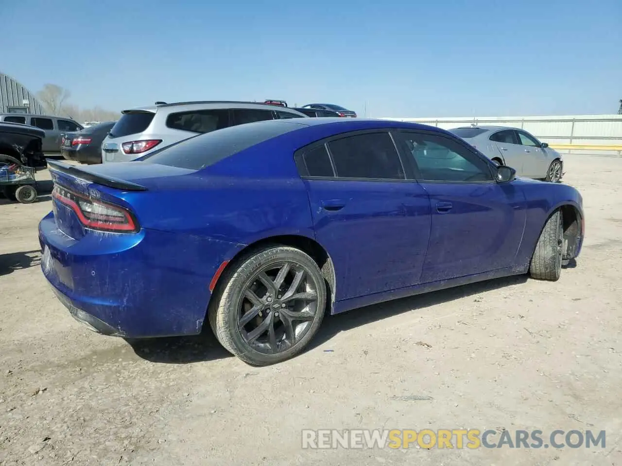 3 Photograph of a damaged car 2C3CDXBG2KH650567 DODGE CHARGER 2019