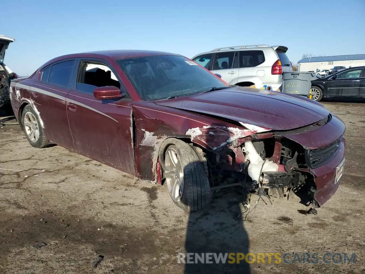 4 Photograph of a damaged car 2C3CDXBG2KH657762 DODGE CHARGER 2019