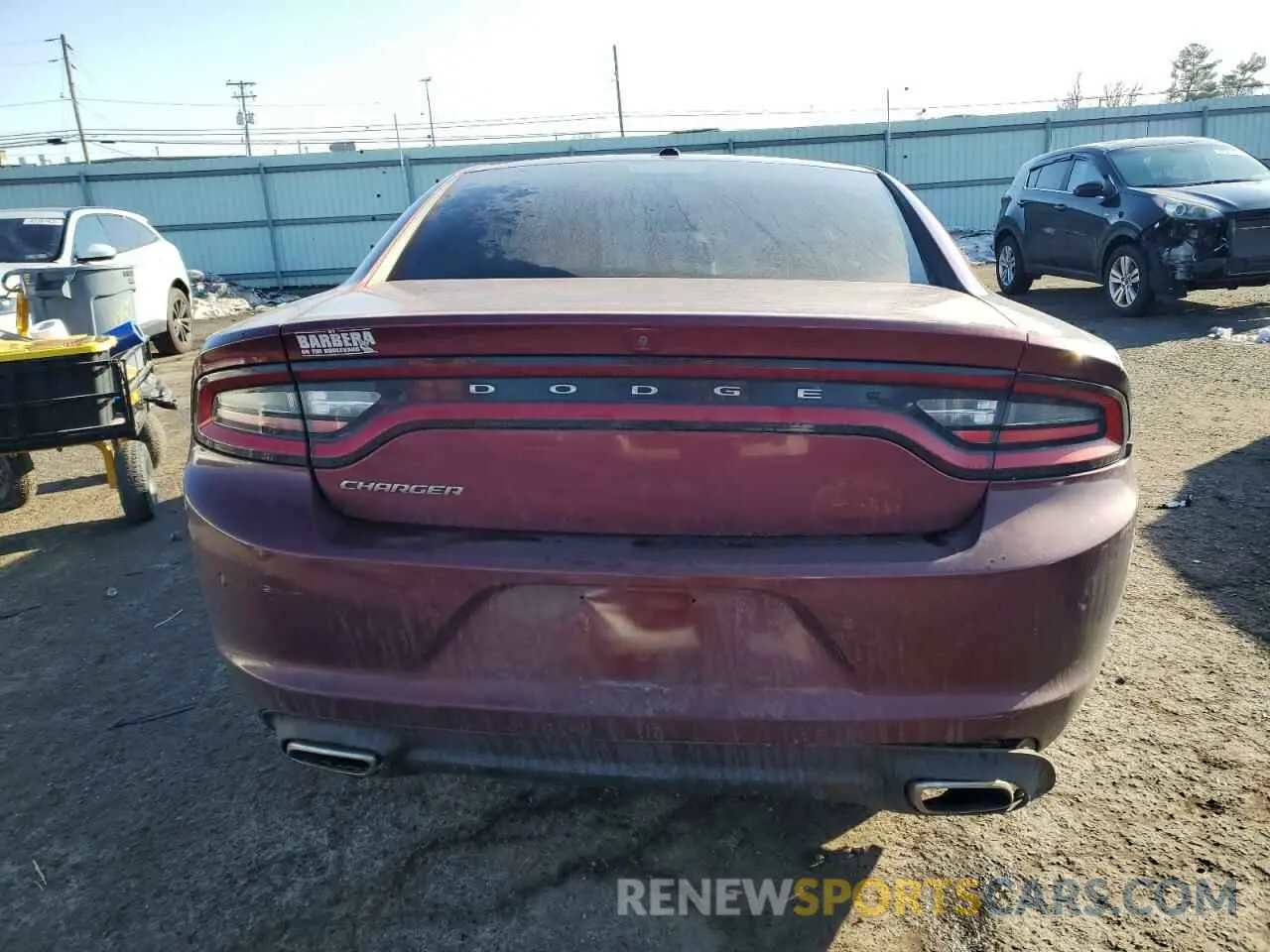 6 Photograph of a damaged car 2C3CDXBG2KH657762 DODGE CHARGER 2019