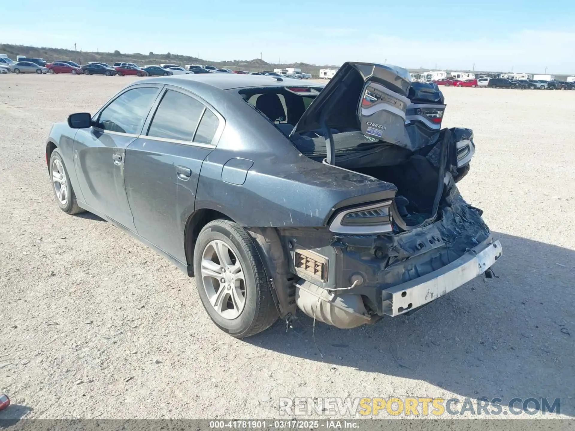 3 Photograph of a damaged car 2C3CDXBG2KH658121 DODGE CHARGER 2019
