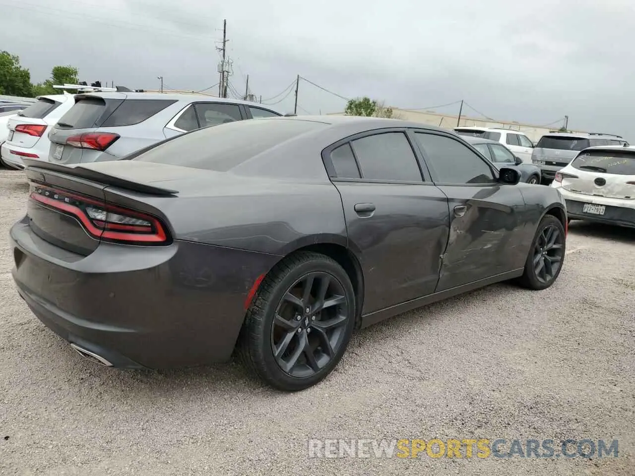 3 Photograph of a damaged car 2C3CDXBG2KH670415 DODGE CHARGER 2019