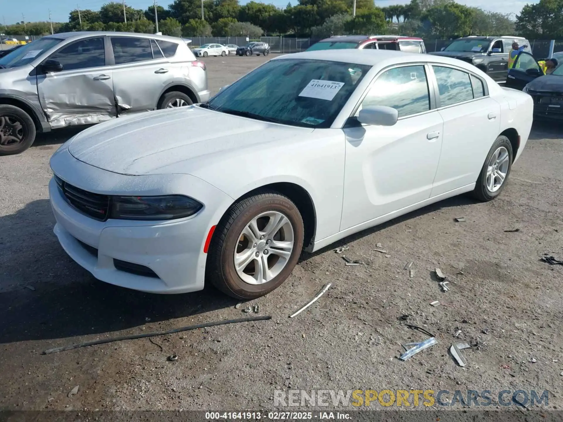 2 Photograph of a damaged car 2C3CDXBG2KH730063 DODGE CHARGER 2019