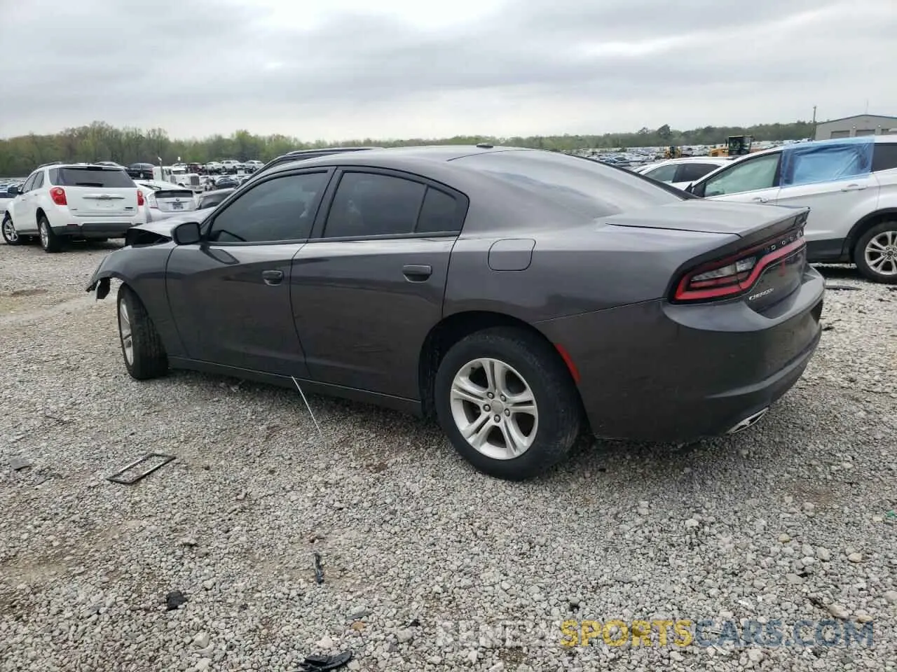 2 Photograph of a damaged car 2C3CDXBG2KH743640 DODGE CHARGER 2019