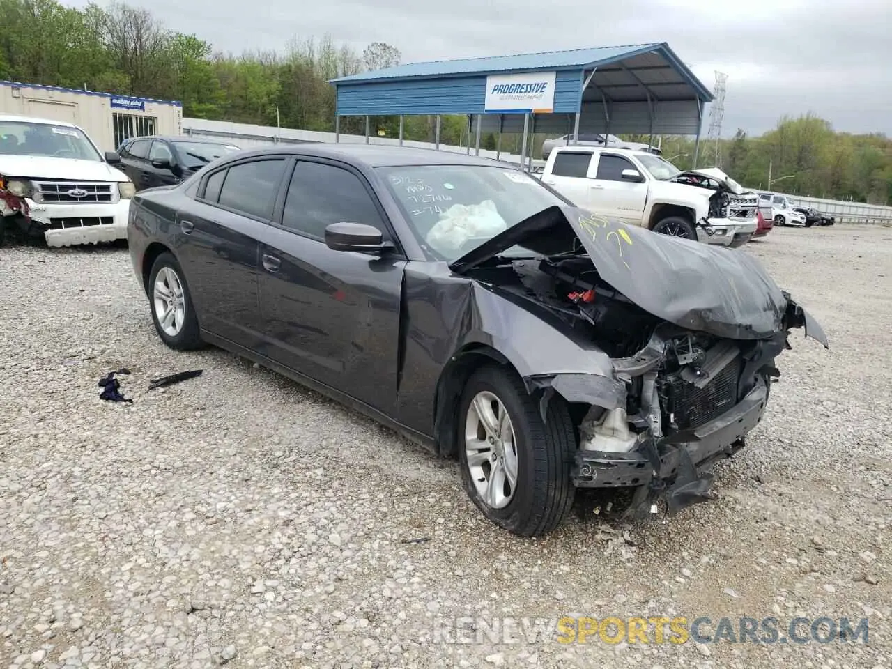 4 Photograph of a damaged car 2C3CDXBG2KH743640 DODGE CHARGER 2019