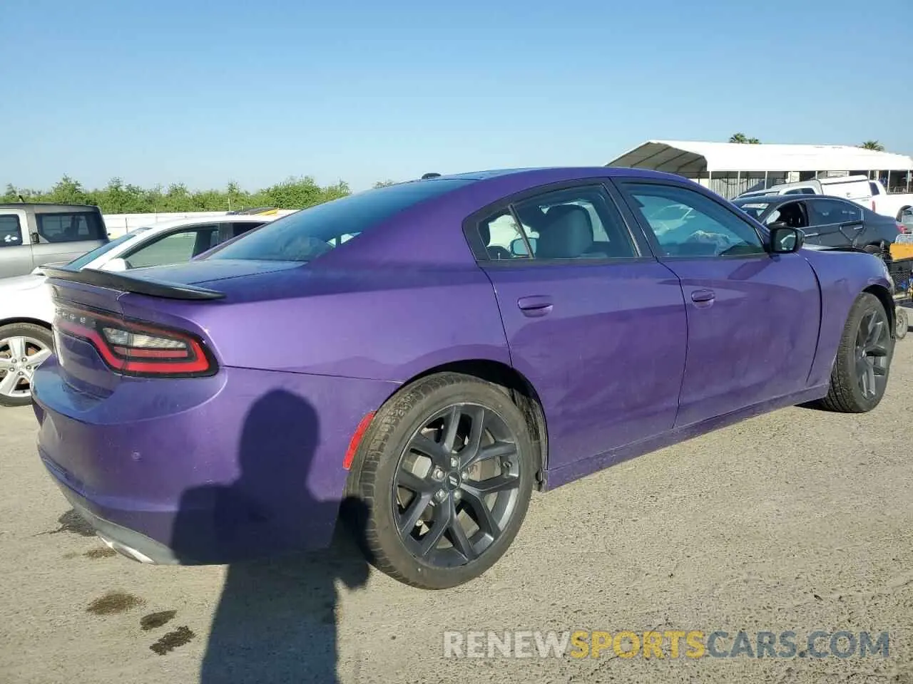 3 Photograph of a damaged car 2C3CDXBG3KH518739 DODGE CHARGER 2019