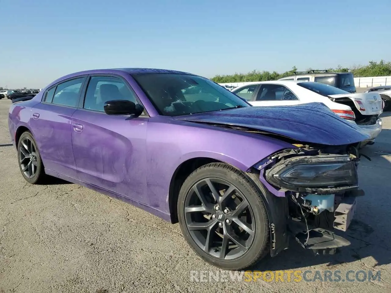 4 Photograph of a damaged car 2C3CDXBG3KH518739 DODGE CHARGER 2019